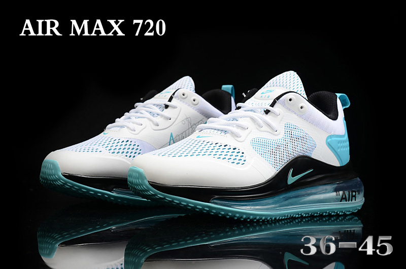 Nike Air Max 720 White Jade Black For Women - Click Image to Close